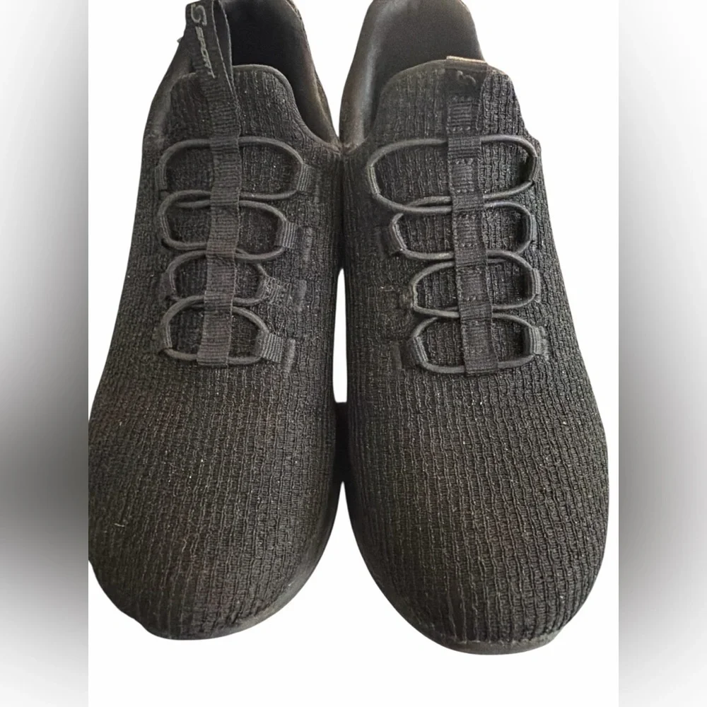 S Sport By Skechers Womens Charlize 2.0 Slip-On Sneakers Black NEW